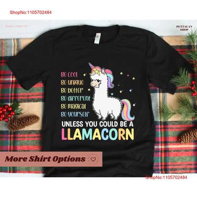 Llamacorn Funny Cute Llama Unicorn T Shirt Be Cool Unique Better Different Magical Yourself Squad Vintage Washed Graphic