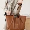 Guangzhou Baiyun Supports Custom LOGO Processing Genuine Leather Women's Bag Factory Simple Tote Bag