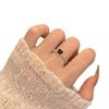 Sweet Cool Wind Black Zircon Star Ring Women's Light Luxury High Sense Love Index Finger Ring Fashion Personality Set Ring