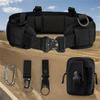  MOLLE Waist Belt – Multifunctional Outdoor Canvas and Nylon Pack, Heavy-Duty Waist Pad for Training, Hiking, and EDC Gear