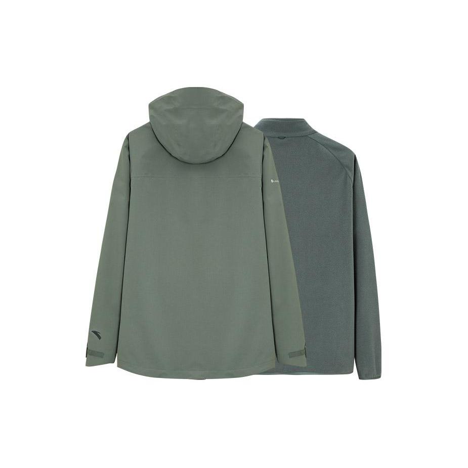 Anta Waterproof And Windproof Windbreaker Jacket Men's Aquatic Green 952347607-3