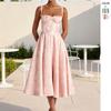 Popular Summer Temperament Fashion High Sense Suspender Gentle Wind Dress Skirt Women Halter