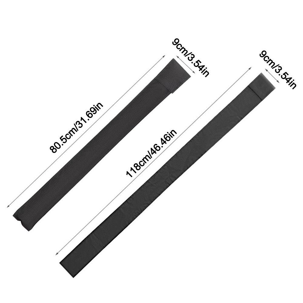 1/2 or 3/4 Split Billiard Cue Storage Bag Adjustable Foldable Billiard Cue Dust Cover Wear-resistant Anti-scratch