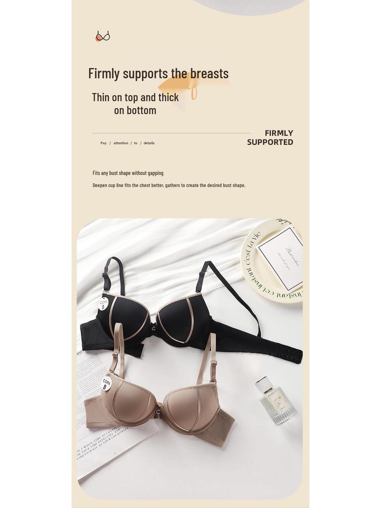 3D Stereo Seamless Lifting Bra: Hollow-Out, Breathable Design for Comfort & Support