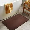 Coral Fleece Emboss Bathroom Cashmere Thickening Mat Bath Non-slip Carpets In Wash Basin Bathtub Side Floor Rug Shower Room Doormat Memory Foam 3D Pad