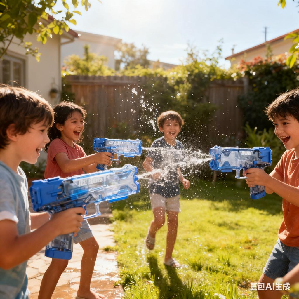 Summer Must-Have Desert Eagle Water Gun | Ice Blast Continuous Shooting Toy for Pool & Outdoor Battle