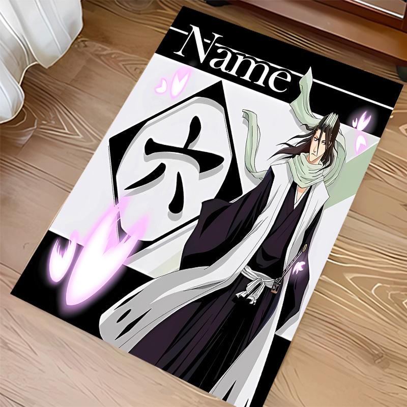 Custom personalization Byakuya Kuchiki Print Area Rug - Soft, Washable Non-Slip Indoor Mat,Living Room,Home&Office Decorative Rug