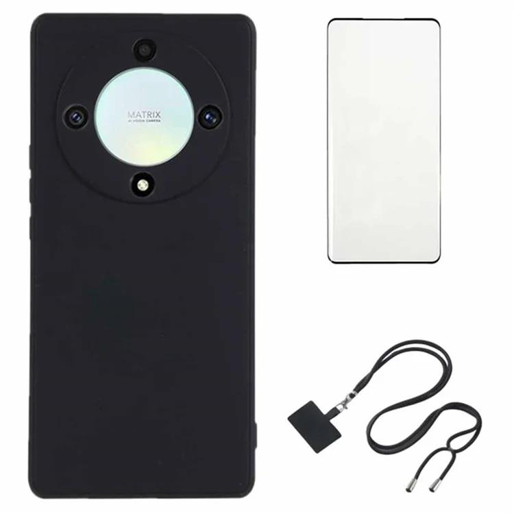 

Чехол серии RB1 For Honor X40 5G X9a 5G Phone TPU с ремешком и пленкой для экрана