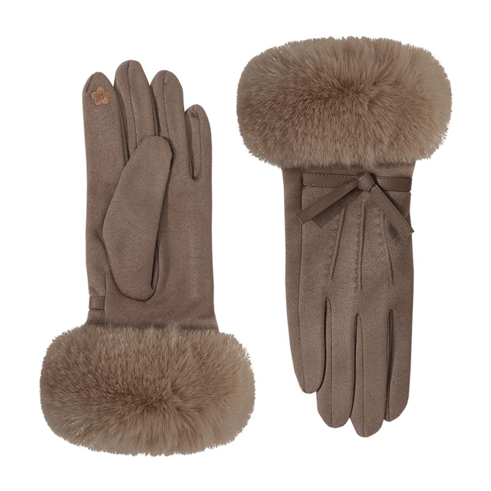 

Gloves, Women s Deer Skin Velvet Velvet Wrist Warm Gloves, Men s Gloves, Men s Cycling Skiing Gloves One Size