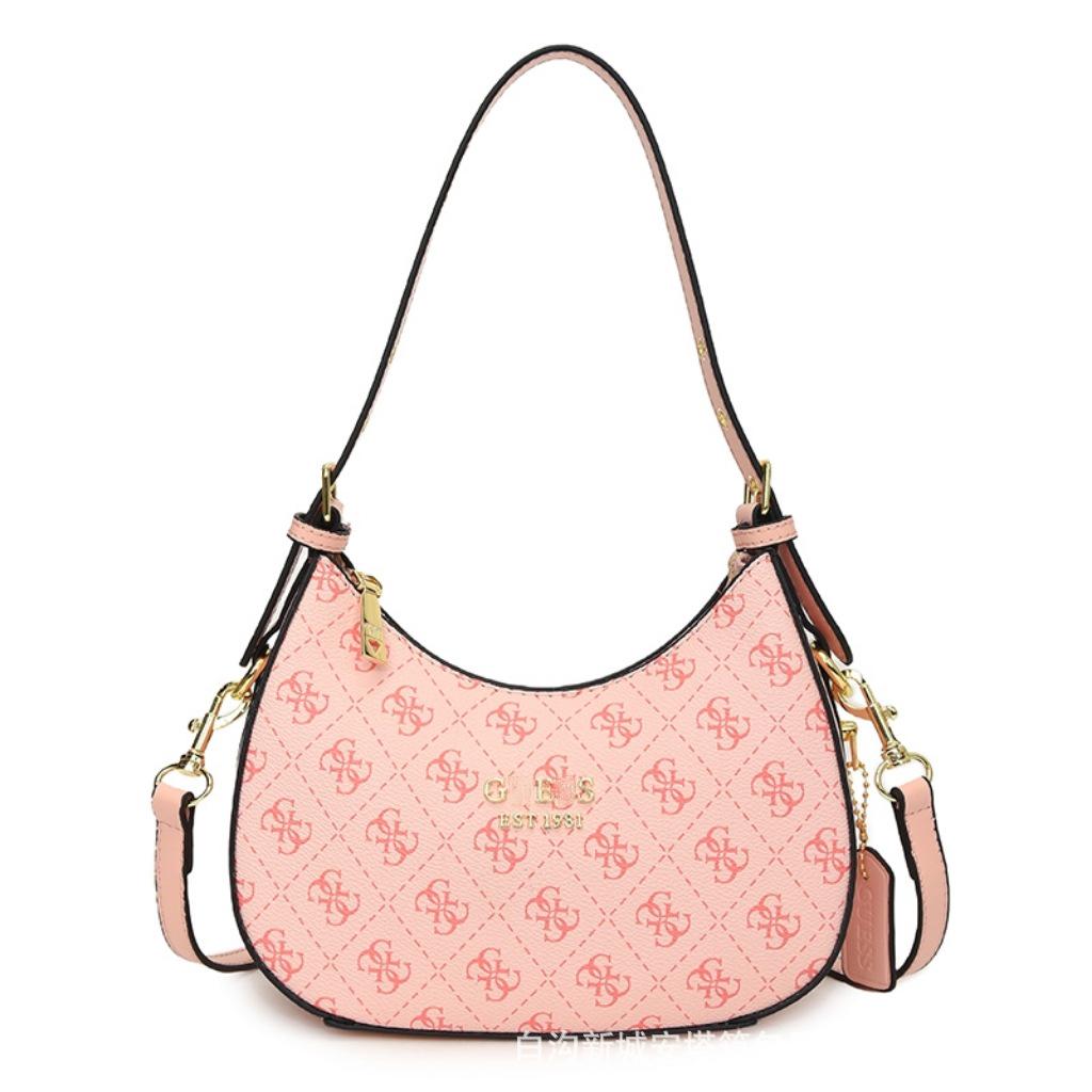 Bolsa Transversal Retrô Europeia Feminina - Alta Qualidade, Versátil, Estilo Ombro Único com Design de Letras
