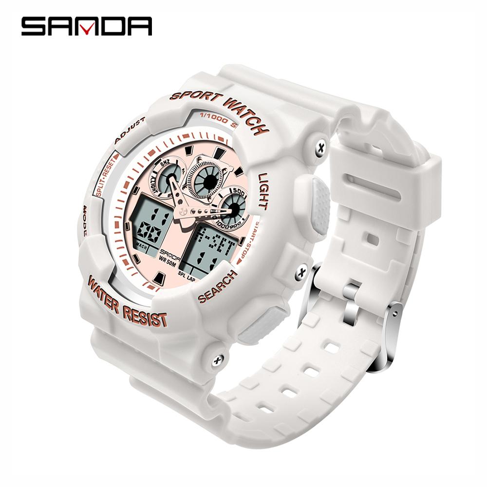 white waterproof watch