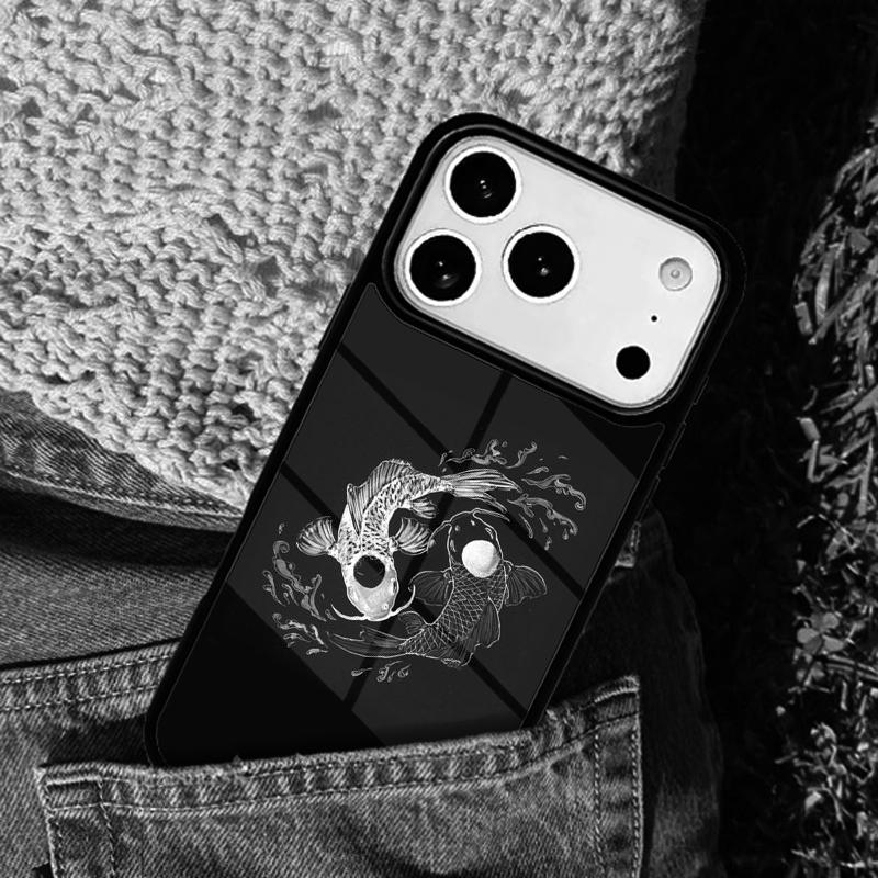 Tai chi Yin Yang Phone Case For iPhone 17 AIR 16 Pro Max 15 14 Pro 11 12 13 Shockproof Silicone Cover