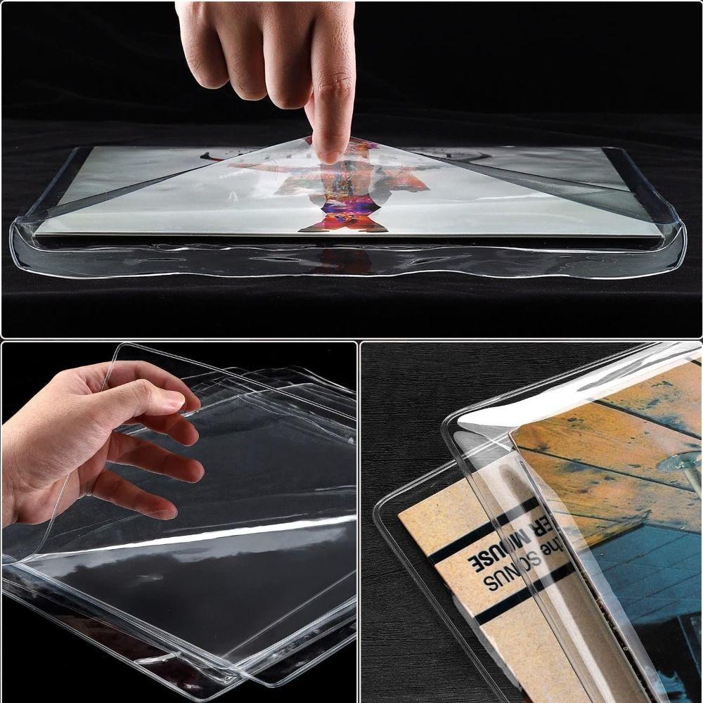 7/10/12 inch Vinyl Records Sleeve Resealable Vinyl Outer Sleeves Useful LP Record Cover Record