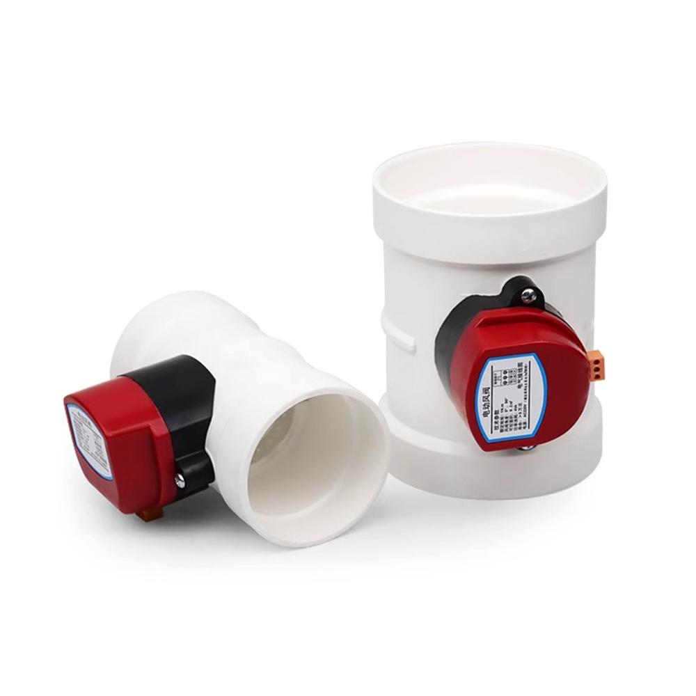 75/110MM ABS Plastmasas Motorizēts Vārsts PVC