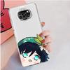 Custodia Cover per Xiaomi Poco X3 NFC X3 Pro M3 F3 Redmi 9 10 10C 9A 9C K40 Pro F1 9C Note 9S Silicone Carina Q Genshin Impact Capa