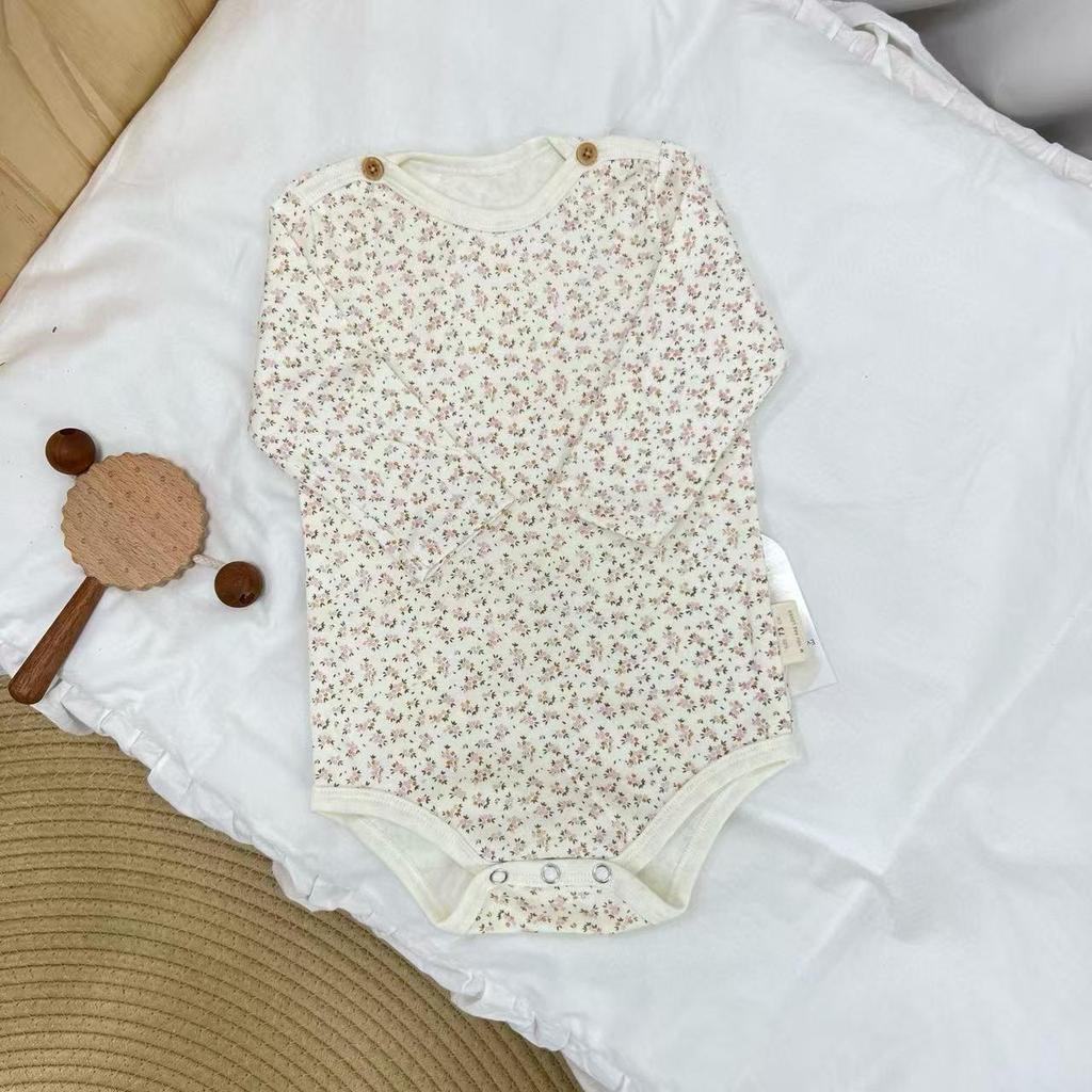 BabyClothes Unisex A-Category Cotton Infant Bodysuit Set – 3-Piece Seasonable, Cute Cartoon Pattern Diaper Cover