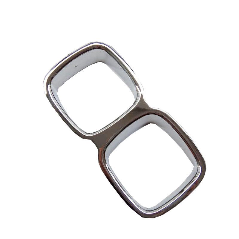 Chrome Interior Garnish Water Cup Box Cover for Suzuki SX4 S Cross 2014 2015 2016 2017 2018 Car Sticker Styling Accessories