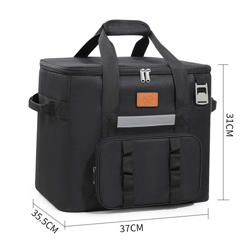 Borsa Termica per Alimenti da 40L Borsa Termica Grande per Picnic Fresca e Calda Isolante Pieghevole Borsa Frigo da Campeggio per Viaggi all'Aperto