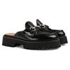 Wmns Horsebit Mule 'Black' Women's 764207 DS800 1000