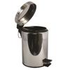 Msv poubelle à pédale inox 5l miroir