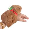 Stuffed Animals Capybara Plush Papa Circle Brown Lovely Capybara Wrist Circle  Hand Ring