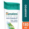 Himalaya Anti-Dandruff Tea Tree Shampoo 180 ML, Soothes Scalp & Nourishes Hair, with Tea Tree Oil and Aloe Vera, for Men and Women