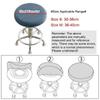 Super Soft Round Stool Cover Chairs Elastic Chair Cushion Cover Removable Furniture Protector for Restaurant Dining Use YT005