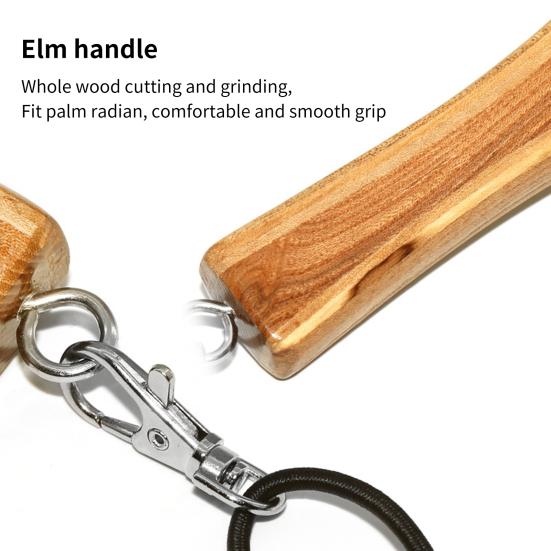 Mini Landing Dip Net Tear Resistance Wood Handle Dense Hole Fish Dipping Net for Angling