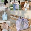 Spacious Street Style Embroidered Canvas Tote Bag For Women Ideal For Students