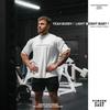 Trendy Fitness CBUM Short Sleeved Men's Summer Loose Large Cotton GYM T-shirt Trendy Half Sleeves