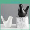 Contemporary Ceramic Bird Figurine With Minimalist Finish For Wedding And Party Gifts