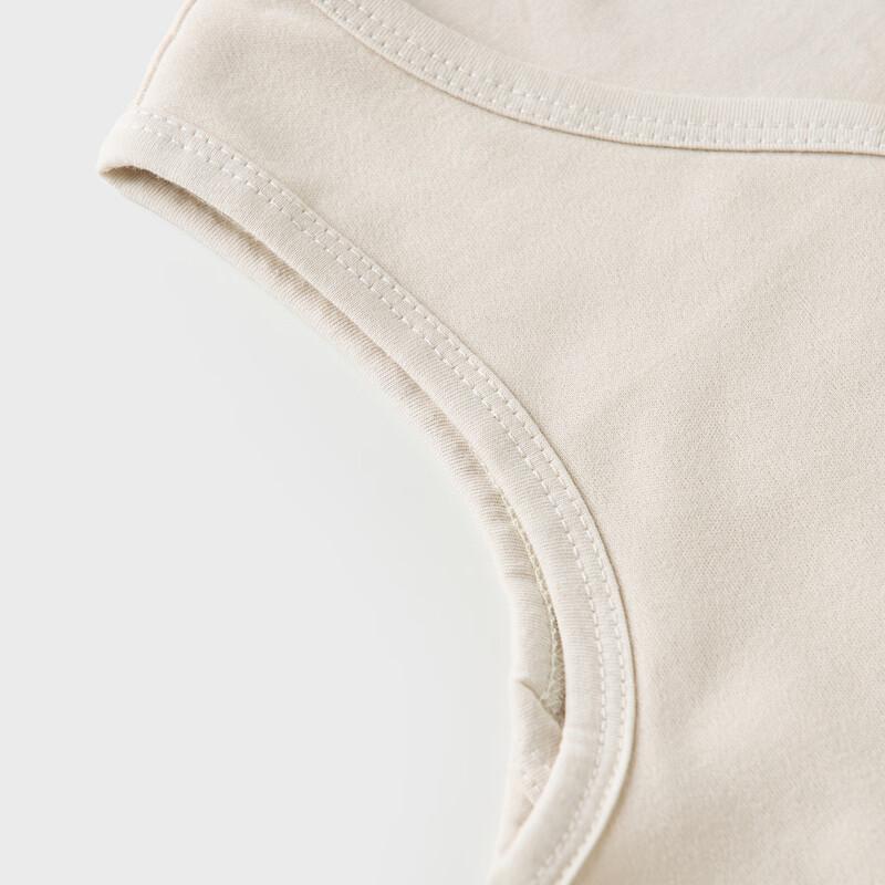 TONGTAI Baby Pure Cotton Double-Layer Vest