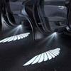 2Pcs Car Angel Wings Wireless Car Door Welcome Courtesy Shadow Projector Lamp
