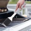 Grillreinigungsbürste Edelstahl BBQ-Reiniger Schaber Lebensmittelgeeignete Grillbürste Wiederverwendbares Schaberwerkzeug Zum Entfernen von Schmutz
