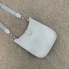 Nuova Borsa a Spalla Larga in Morbida Pelle Bovina di Tendenza e Versatile Borsa a Tracolla con Lettere Vuote in Pelle Borsa Casual