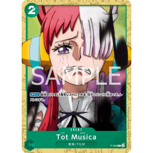 

One Piece Card Game ST16/P-060 Tot Musica (P) Start Deck Green Uta [ST-16]