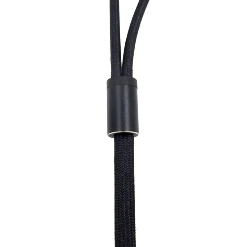 Double 3.5mm Nylon Headset Cable for Beyer T1 2nd/3rd Portable Headphone Cable Headset Repair Lines Replacement Cord