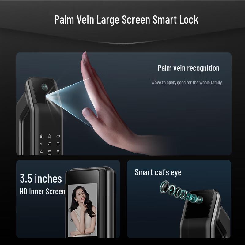 

DESMAN Q3MVPro Smart Door Lock with Visual Peephole