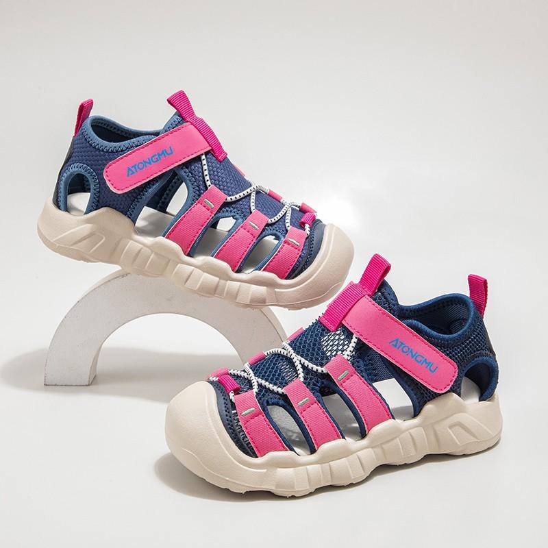 Boys Hollow Splicing Breathable Wear-resistant Summer Outdoor Children Wading Sports Hiking Shoes Bag Head Beach Shoes
