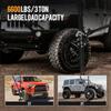48" Hoher Farm-Wagenheber 7000 lbs Offroad Farm-Wagenheber für LKW SUV und Traktor Schwerlast Ratsche Stoßstangenheber Hubhöhe 5.12-