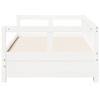 Daybed without Mattress White 90x200 cm Solid Pine Wood