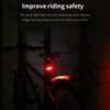 Rechargeable Bike Rear Light with Turning Signal for Cycling 5 Lighting Modes