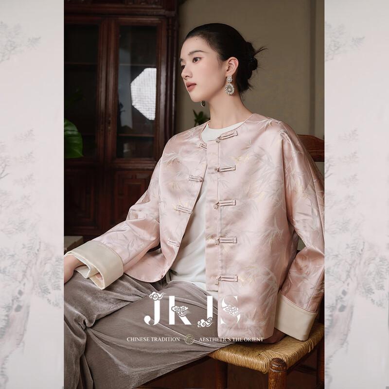 

JK&JS Huamorán Жаккардовый топ из бамбуковой ткани в новокитайском стиле XL