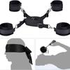 Sex Binding Love Bondage Suit with Handcuffs Ankle Cuffs Eye Mask Whip Erotic Adult Game Sex Toys for Couples Woman Sexy