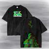 Camiseta Vintage Lavada Ácido Cyberpunk Edgerunners - Camiseta David Ciberpsicose e camiseta infantil, Falha Sandevistan, Presente Para Fã de Anime.