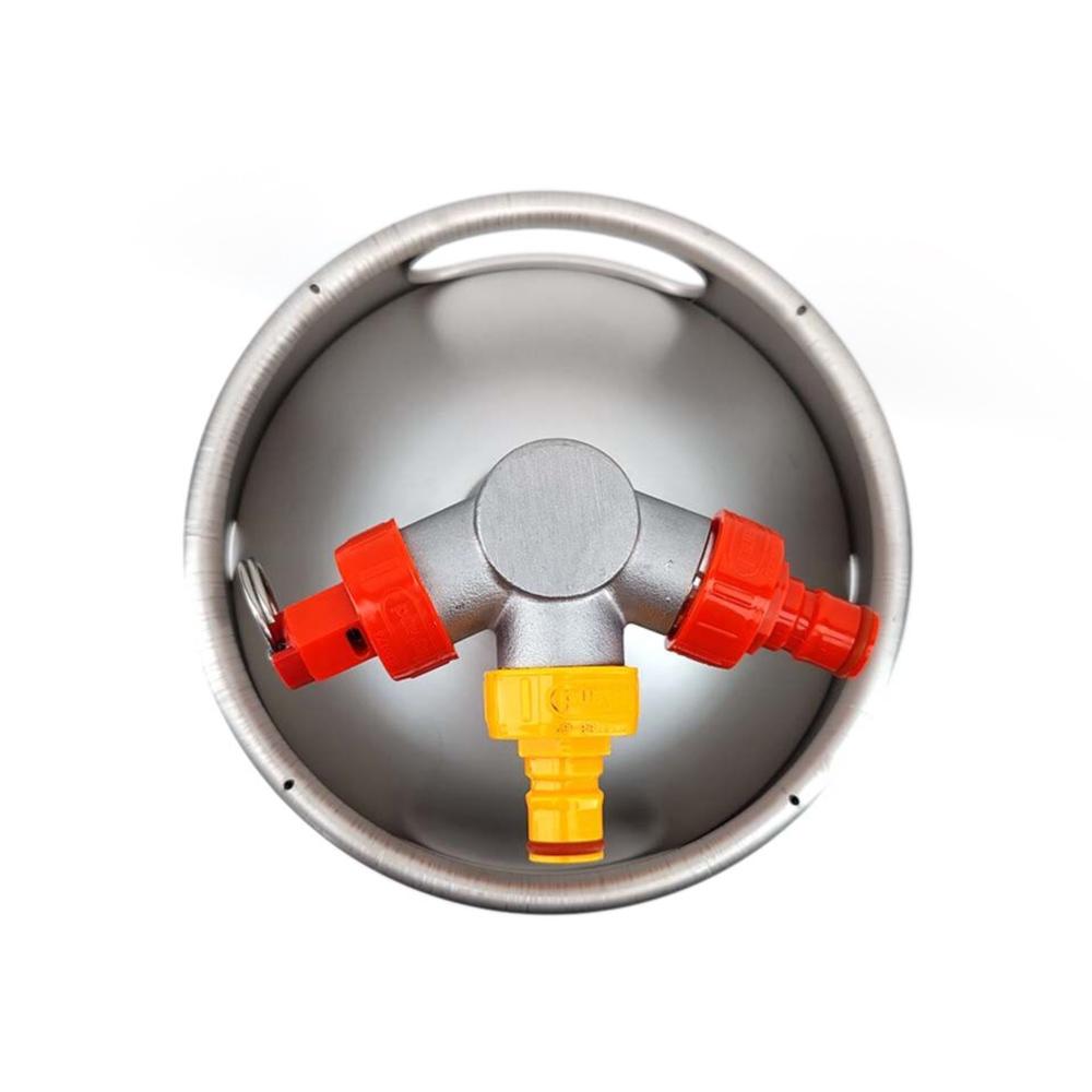 KegLand Mini Keg Low Profile Ball Lock Tapping Head Kit Homebrew