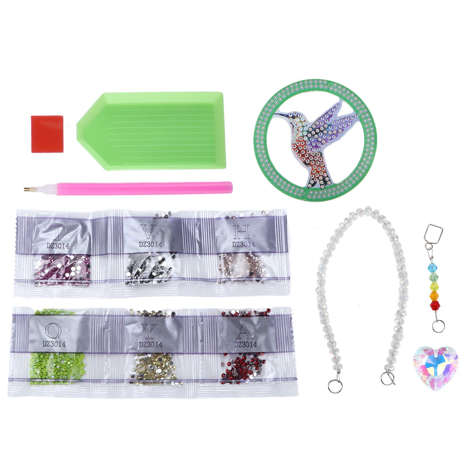 

Rhinestones Pendant Full Drill Special Bird Shape DIY Painting Car Ornament Accessories