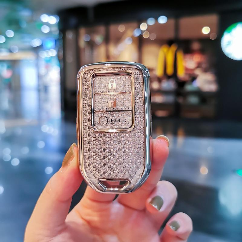 Car Key Case Cover Shell For Honda Crv Civic Accord Xrv Vezel Hiroshi Fit Crider Sensing Urv Crider Envix Inspire Avancier