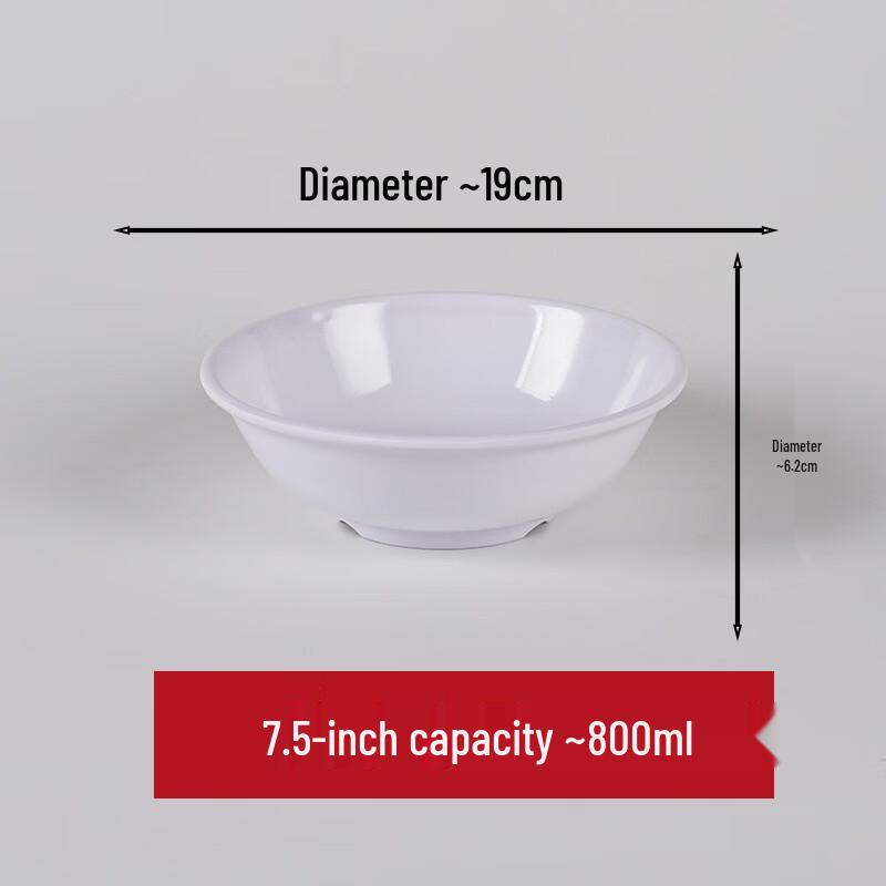 Chinese Melamine Anti-slip Dining Bowl & Spoon Set