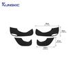 Leather Carbon Mat Door Anti-kick Pad For Hyundai Tucson TL 2015 2016 2017 2018   LHD RHD Car Interior Trim Accessories